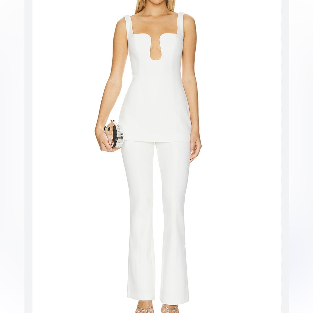 MISHA x REVOLVE Belva Jumpsuit in Ivory - Picture 3 of 5